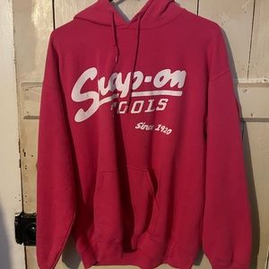 Snap on hoodie